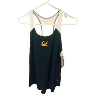 Champion NCAA California Golden Bears Epic Racer Back Lightweight Tank S NWT